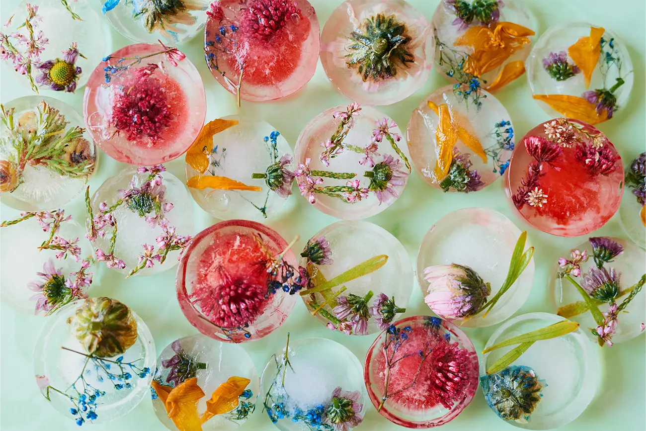 resin preserved flowers